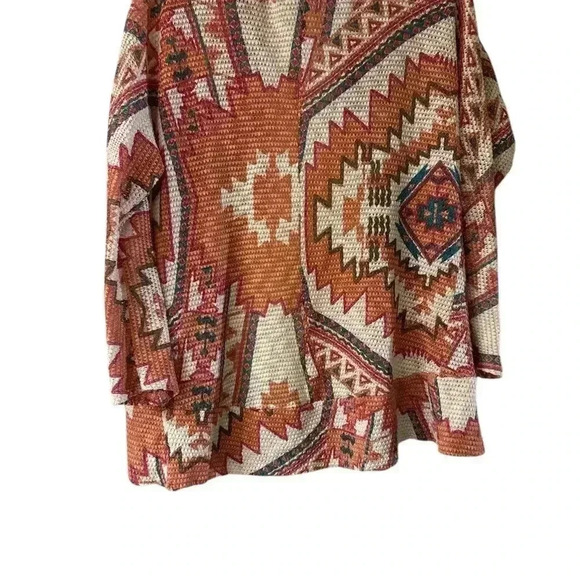 Tribal Pattern Knit Cardigan - Picture 2 of 2